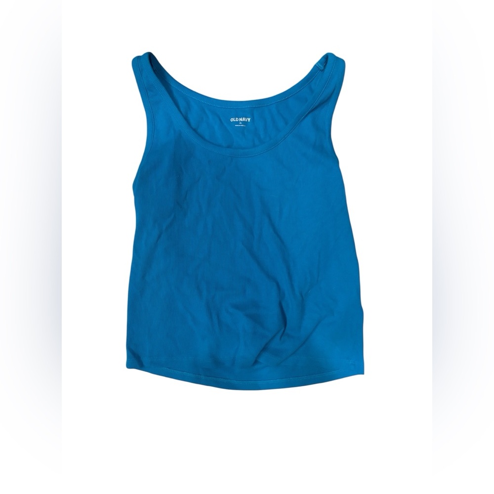 Old Navy Women's Bright Teal Scoop Neck Tank Top